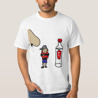 T-shirt met 'Smells Like Teen Spirit' grap