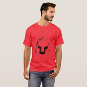 T-shirt met SPARTANWARE rode helm (Voorkant volledig)