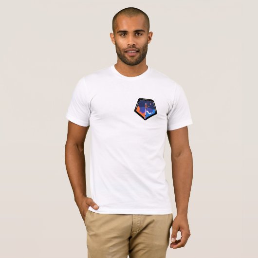 T-shirt met Spica Mission Patch (Voorkant volledig)