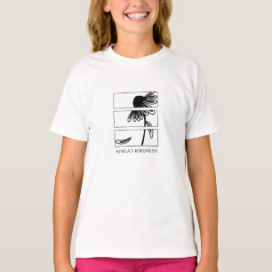 T-shirt met "Spread Kindness Daisy" grafische afbe