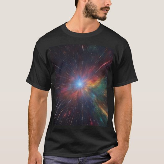 t-shirt met starfield (Voorkant)