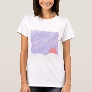 T-shirt met Sunset Design