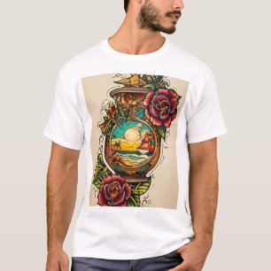 T-shirt met tattoo