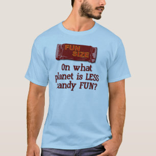 T-shirt met tekengrootte