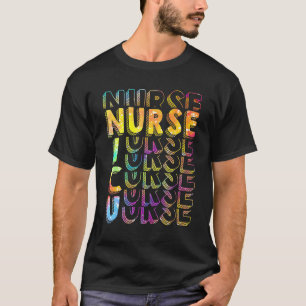 T-shirt met Tie Dye-motief voor vrouwen en mannen