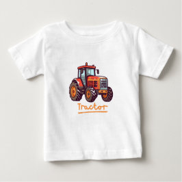 T-shirt met tractor voor kinderen