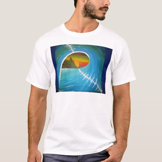 T-shirt met tunnelvisie (Voorkant)