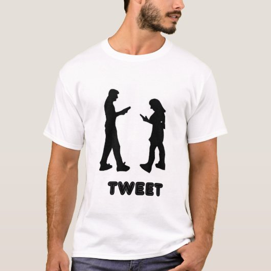 T-shirt met TWEE-flatpanel (Voorkant)