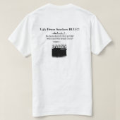 T-Shirt met 'Ugly Drum Smokers Rule' (Design achterkant)