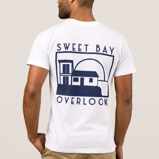 T-shirt met uitzicht op Sweet Bay (Achterkant)