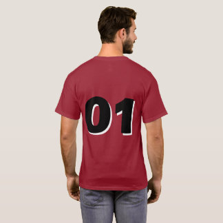 T-Shirt met Vintage Racing Geruite Vlag