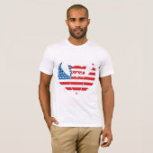 T-shirt met vlag (Voorkant volledig)