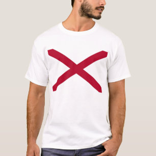 T Shirt met Vlag van Alabama State USA