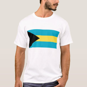 T Shirt met vlag van Bahama's
