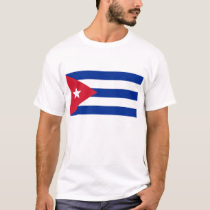 T Shirt met vlag van Cuba