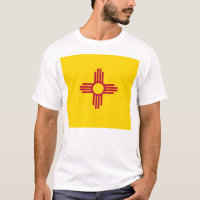 T Shirt met vlag van de staat New Mexico VS