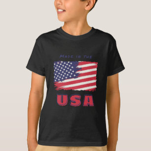 T-shirt met vlag van de VS
