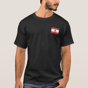T-shirt met vlag van Libanon