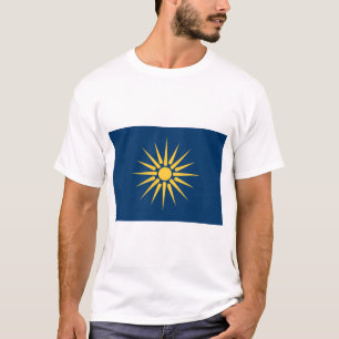 T-shirt met vlag van Macedonië, Griekenland