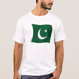 T-shirt met vlag van Pakistan