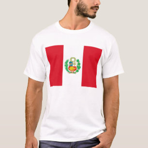 T Shirt met vlag van Peru