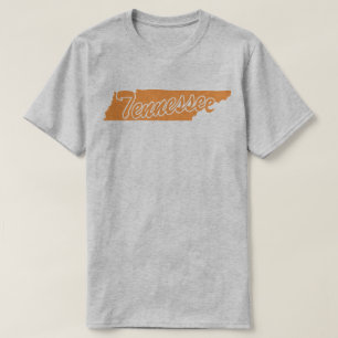 T-shirt met vorm van Tennessee
