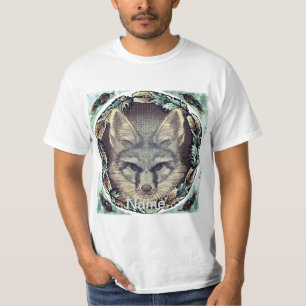 T-shirt met vos schets