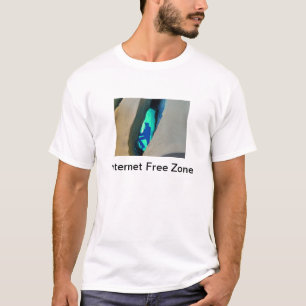 T-shirt met vrije internetzone