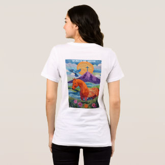 T-shirt met vrouwen van waarde quilt