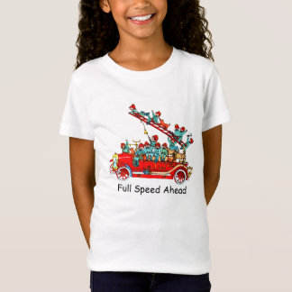 T-shirt met vuurmotor