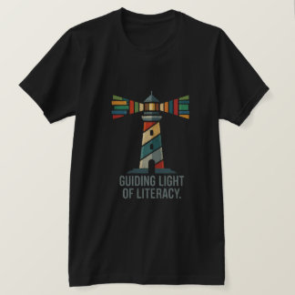 T-shirt met vuurtoren en leus 'Guiding Light of Li