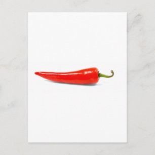T-shirt met warme chili briefkaart