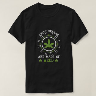 t-shirt met weed