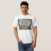 T-shirt met weimaraner (Voorkant volledig)
