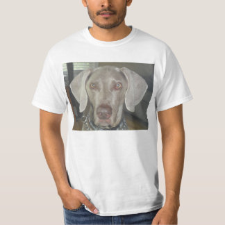T-shirt met weimaraner