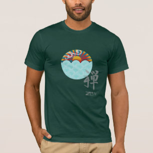 T-shirt met wind en water