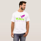 T-shirt met windsurfende bovenrand (Voorkant volledig)