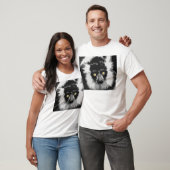T-shirt met witte roodbaars (Unisex)
