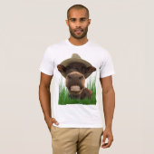 T-shirt met witte tanden (Voorkant volledig)