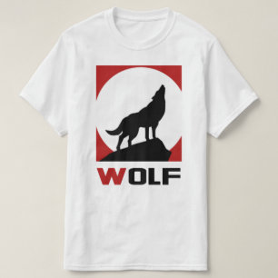 T-shirt met WOLF