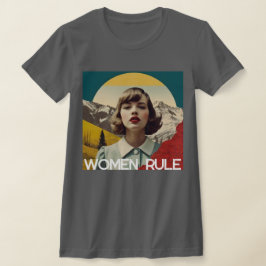 T-shirt met 'Women Rule'