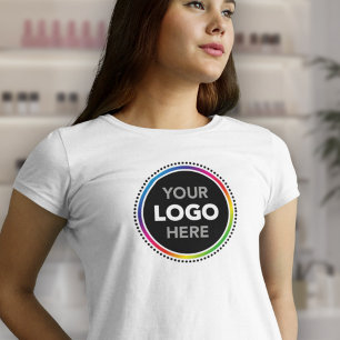 T-shirt met Women's Business logo - grote voorprin
