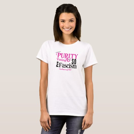 T-shirt met zuivere stem (Voorkant volledig)