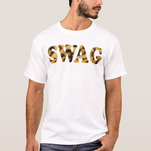 T-shirt met zwoegje (Voorkant)
