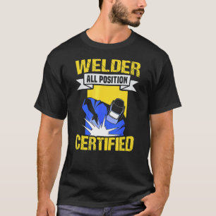 T-shirt Métal Artiste Soudeur de mème Tous les postes Cert