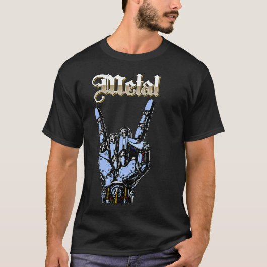 T-shirt Métal Cyborg (Devant)