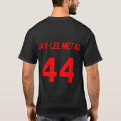 T-SHIRT MÉTAL DE JAY-LEE (Dos)
