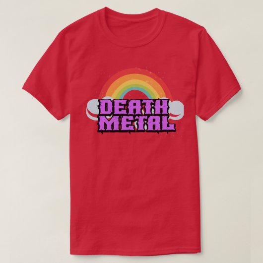 T-shirt Métal de la mort (Design devant)