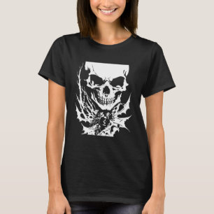 T-shirt Métal de mort Thrash Crâne Horreur Occulte Grindco