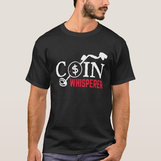 T-shirt Métal Détection Chasse au Trésor Coin Détectoriste (Devant)
